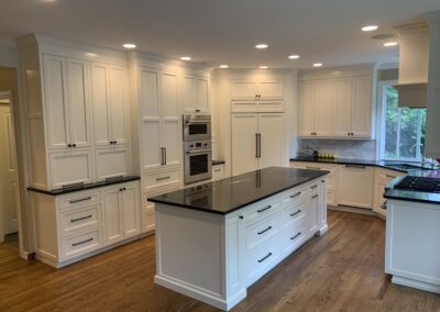 white cabinets, kitchen remodel